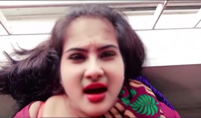 Stepsister Disha unleashes her big tits & has POV sex