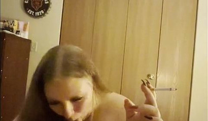 BBW Wife Sucks Pierced Cock