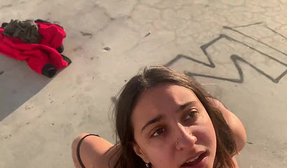 Her intense slurping got louder as the delicious cum kept dripping