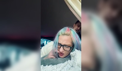 Filling Her Mouth and Pussy Before Dinner