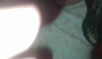 My stepsister does a great job with her lips on my dick and balls