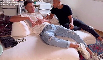 Double Blowjob with Denis Dosio and His Brother