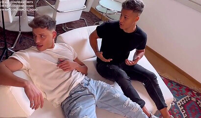 Double Blowjob with Denis Dosio and His Brother