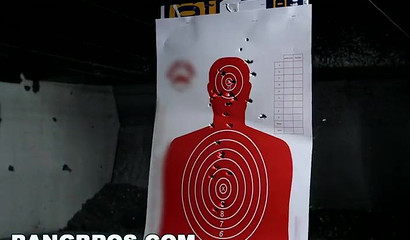 Big ass babe Remy Lacroix loves big guns and hard cocks