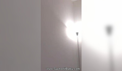 Skinny wife gives phenomenal blowjob to hot neighbor