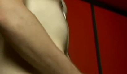 Blonde honey goes down and takes whole big boner in her mouth