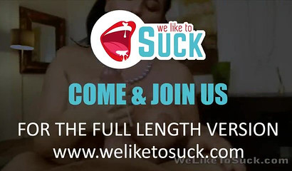 Fantastic bitch with big tits gives titjob and teases dick with her muff