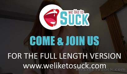 Skinny brunette girl with tiny tits Stephie Staar shows her blowjob skills