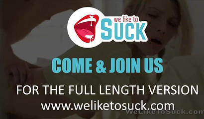 Hot ass blonde slut Karina Grand gets rammed and facialized