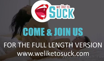 Babe Lovenia Lux gives sensual blowjob and gets her twat pounded deep