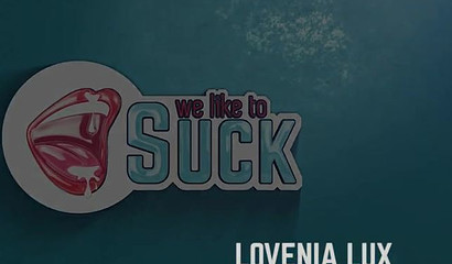 Babe Lovenia Lux gives sensual blowjob and gets her twat pounded deep