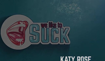 Small titted pornstar Katy Rose sucks dick like a real professional