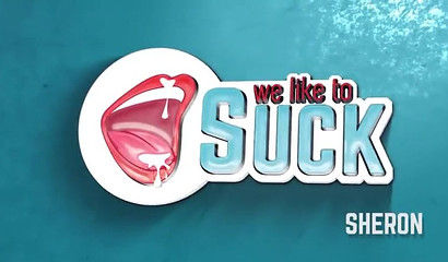 Beautiful brunette takes off her dress and gives erotic blowjob