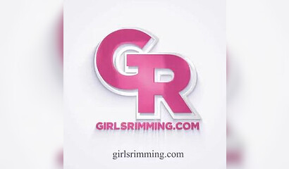 Every time the brunette is horny, she rims her guy by the pool