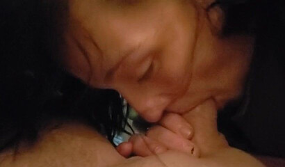 Milf Swallows Pool Guy's Cum Before Work