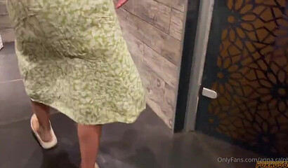 Anya Ralphs gets a facial for a plate of khinkali.