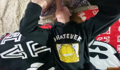 Her ‘first ever’ BJ is a little too professional.