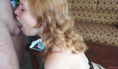Verlonis Gets Her Mouth Filled in This Homemade Clip