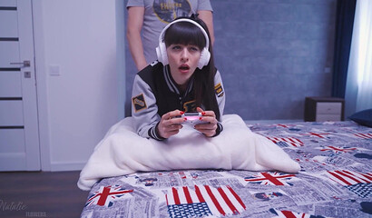 NatalieFlowers' Ass Is on Fire While Playing Horror Games