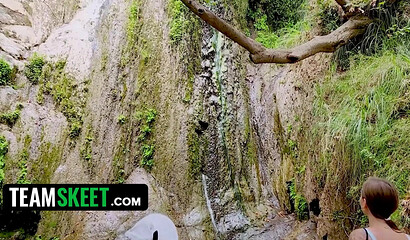 Kenzie Love's Hiking Threesome with Jasmine Wilde