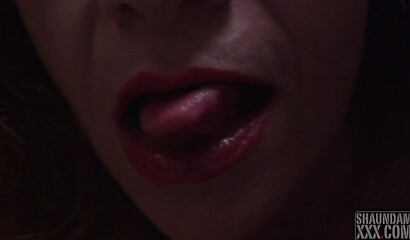 Redhead Takes a Big Black Cock in Her Mouth
