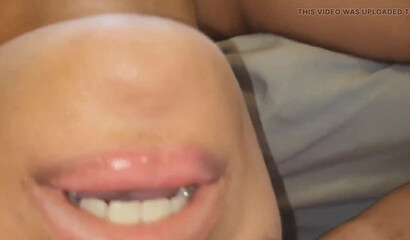 Brunette Teen Deepthroats Until She Gets a Cumshot