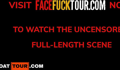 Young Latina Gets Her Deepthroat Skills Put to the Test