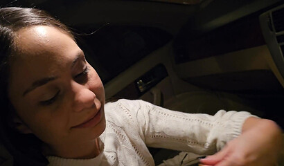 My Best Friend's Boyfriend Got My Mouth Full in His Car