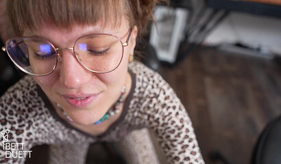 Brunette's Face Gets a Special POV Treatment