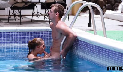 Silvia Dellai's Poolside Pleasure