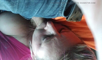 Oral Creampie's Big-Titted Teacher Takes a Load in Her Car