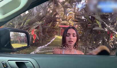 Samy Sun's Car Wash Gets Steamy with a Client