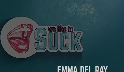 Brunette sweetie Emma Brown gets fat dick for breakfast