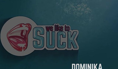 Sweet brunette teen Dominika Dark takes a boner in her tight wet cunt