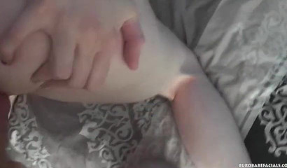 Sexy slim chick blows dick and gets nailed in POV action