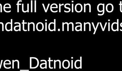 Cute girl Arwen Datnoid gives lusty eye contact while sucking big cock