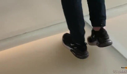 Tattooed and skinny teen Freya Stein gets her mouth drilled hard