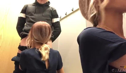 Tattooed and skinny teen Freya Stein gets her mouth drilled hard