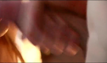 Perfect blowjob performed by skinny wife with red lipstick