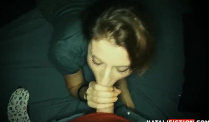 Attractive skinny wife enjoys my dick late night