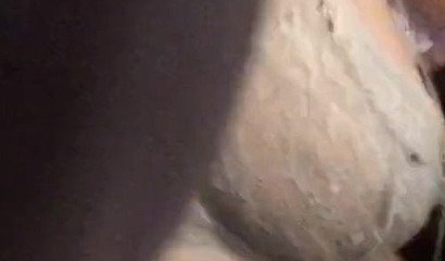 Beautiful babe with buttplug in her asshole blows fat dick