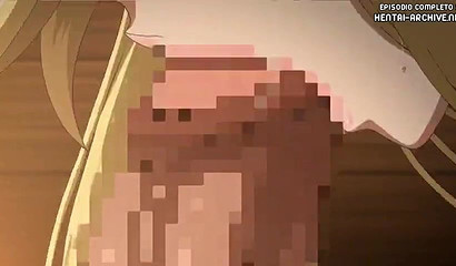 Hentai elf enjoys the taste of fat dick in the woods