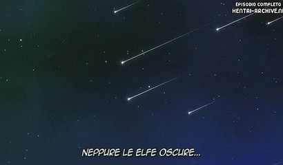 Hentai elf enjoys the taste of fat dick in the woods