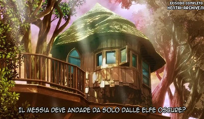 Hentai elf enjoys the taste of fat dick in the woods