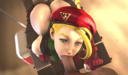 Animated blonde gets her throat fucked hard in POV action