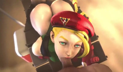 Animated blonde gets her throat fucked hard in POV action