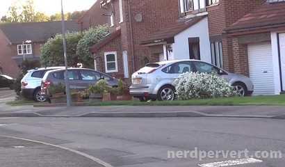 Cute babe with tiny tits pleases a nerdy guy