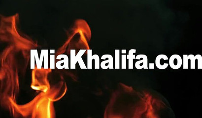 Busty Arab nerd Mia Khalifa sucks and humps a BBC