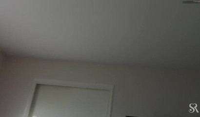 Slender babe sucking a plastic dick in a solo