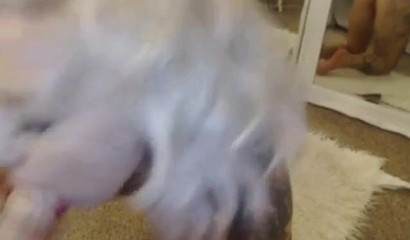 Hot webcam blonde shows off how she blows